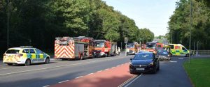 2 vehicle rtc closes Purbrook Way, Waterlooville