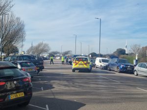 Police close Portsmouth Road after RTC involving vehicle and cyclist