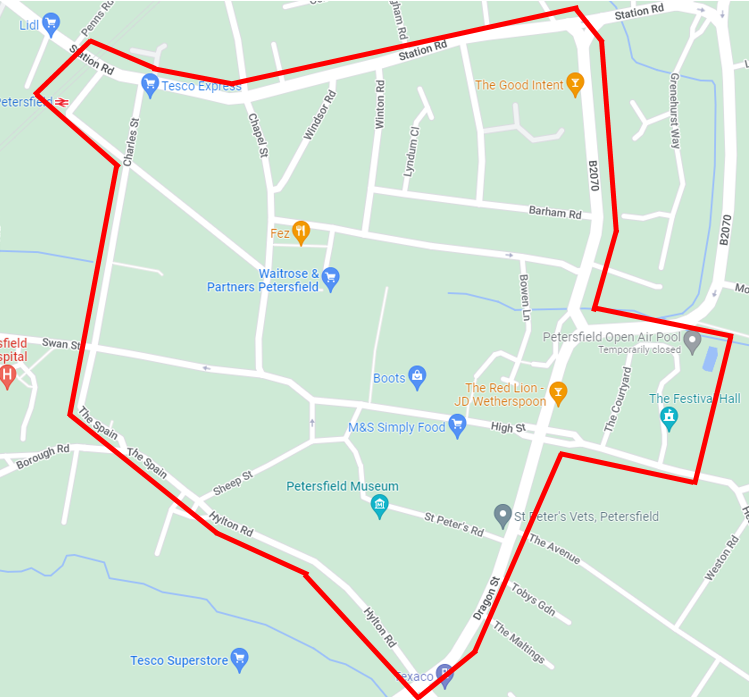 Update Following Dispersal Order In Petersfield Town Centre Hampshire   Petersfield S34 Image Website And Social Media 