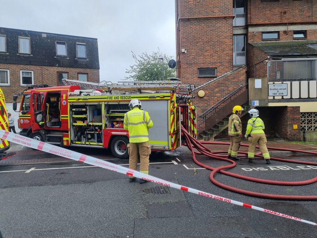 UPDATE Crews tackle residential high rise fire following over 20 calls ...