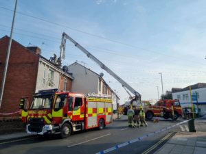 Southsea road closed following reports of building collapse