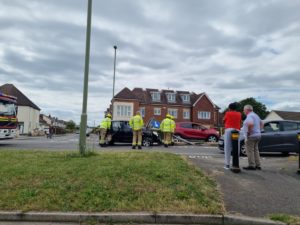 Firefighters called to vehicle collision West Street Portchester