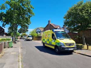 Roof incident sparks major rescue operation in Waterlooville