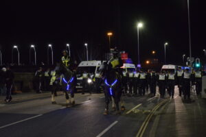 Police Clash with Portsmouth Fans as Millwall Supporters Escorted to Trains