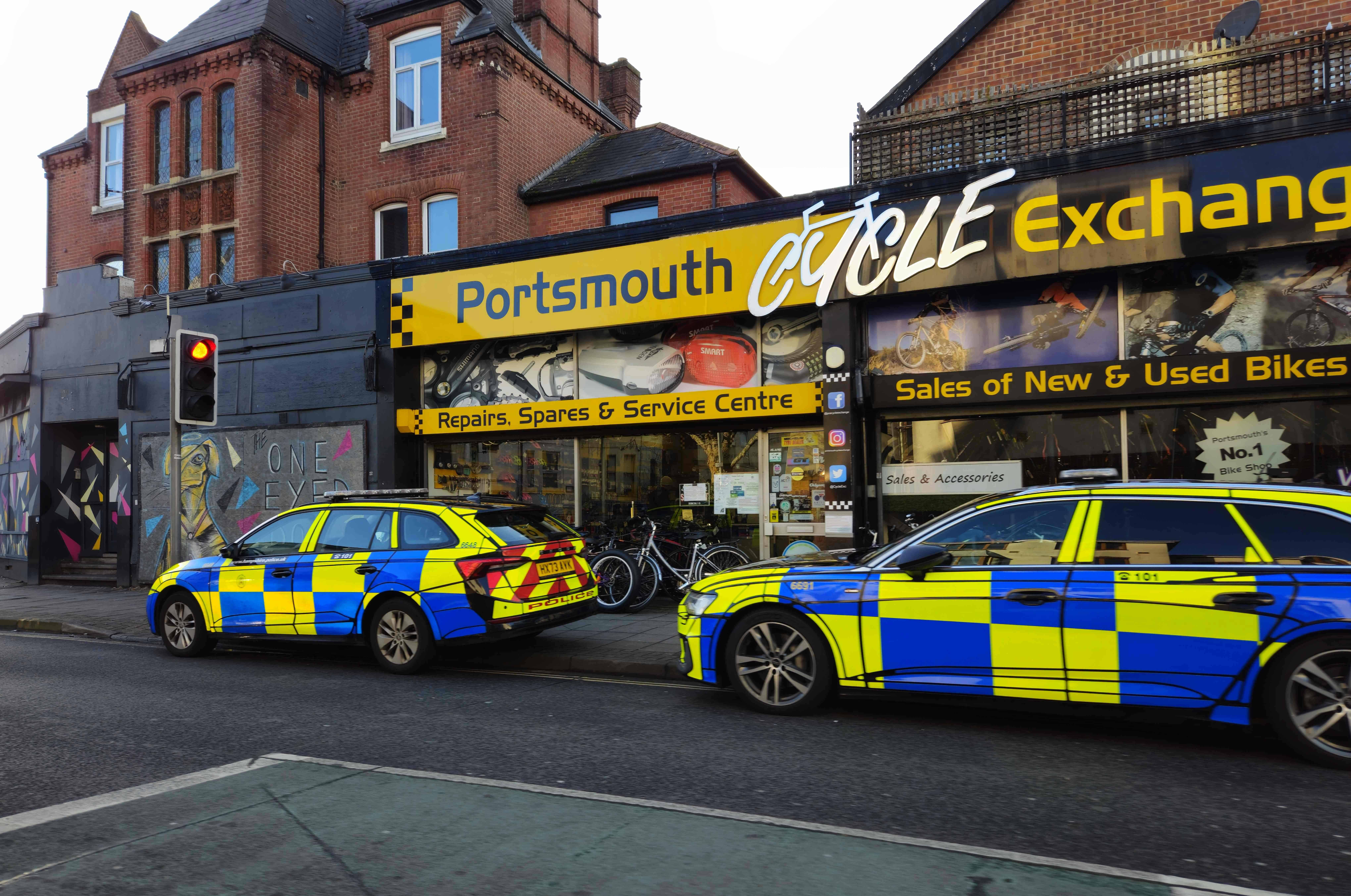 Chaos on Victoria Road South as Police Crash into Van Locals Left Wondering if They Need Driving Lessons