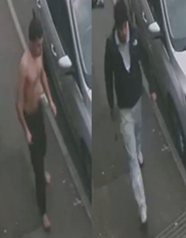 CCTV Appeal After Man Attacked With Hammer In Southampton

Police have released images of two men they would like to speak to following a serious assault in Southampton.

The incident happened at around 4.10pm on Thursday, May 7, between Earls Road and Avenue Road.

It was reported that two unknown men attacked another man, hitting him with a hammer before pushing him to the ground and stamping and kicking him.

Both men are described as having a tanned complexion, being aged between 25 and 35, with brown hair.

One of the men was described as topless and shoeless, wearing dark trousers.

The second man was wearing light-coloured trousers, a white top, a dark jacket, and white shoes.

As part of their ongoing enquiries, officers have now released images of two men they would like to speak to in connection with the incident.

Anyone who recognises them, or has information that could assist the investigation, is asked to call 101, quoting reference 44260214698.

You can also report information online via Hampshire and Isle of Wight Constabulary’s existing case/report form.