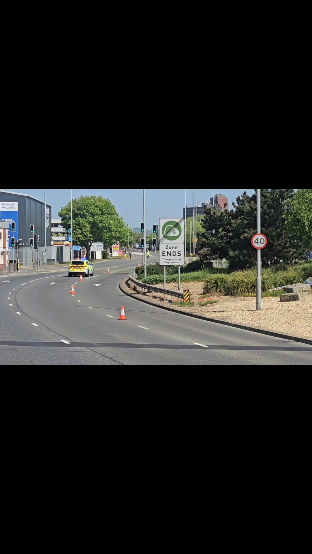 Portsmouth left gridlocked following whats believed to he a fatal road accident.