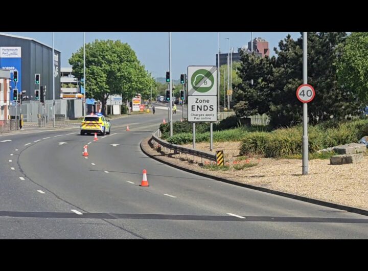 Portsmouth left gridlocked following whats believed to he a fatal road accident.