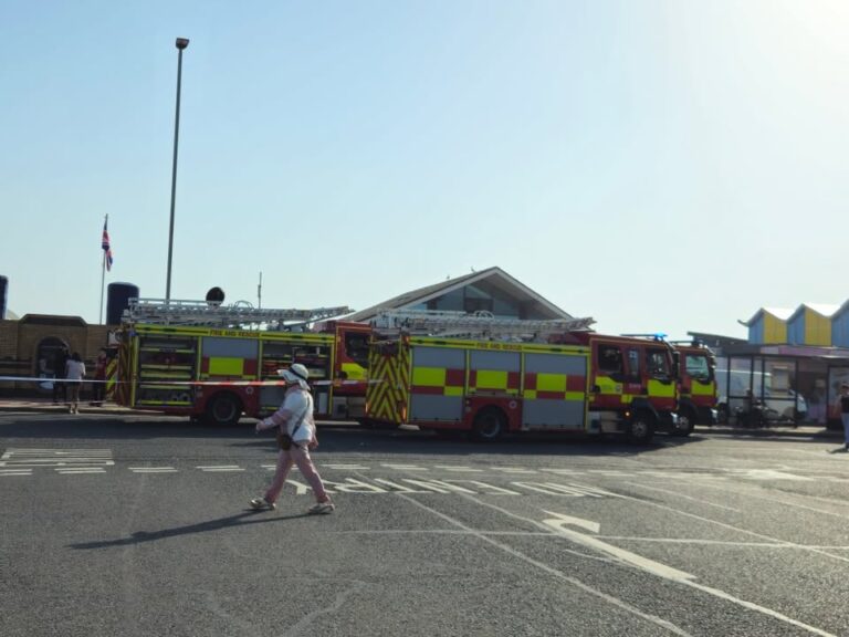 Hovercraft Passengers Evacuated After Engine Fire Warning at Southsea