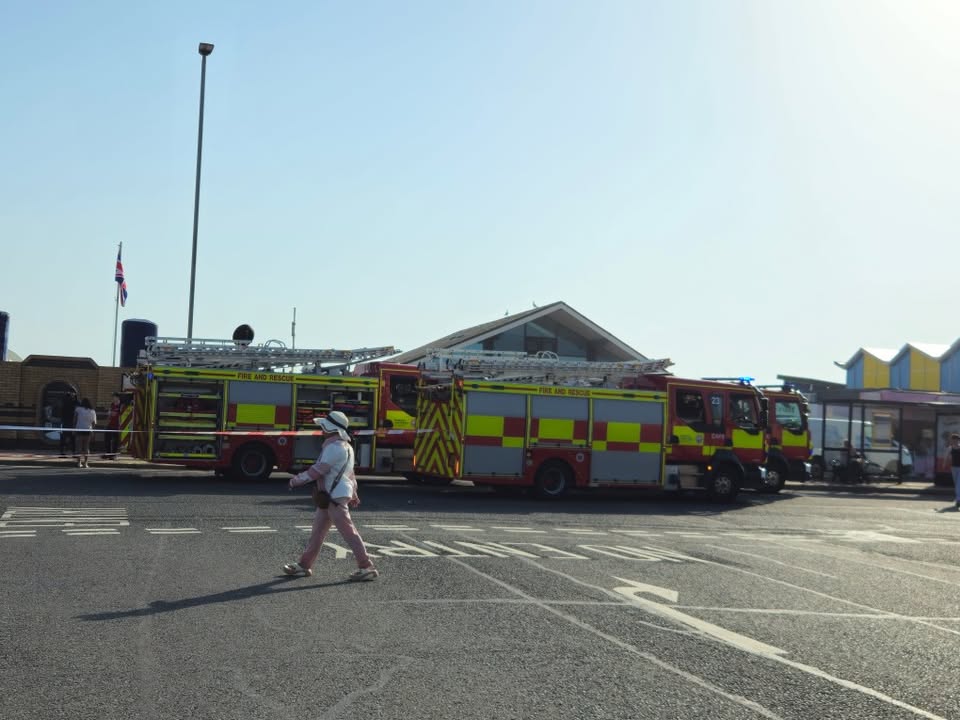 Hovercraft Passengers Evacuated After Engine Fire Warning at Southsea