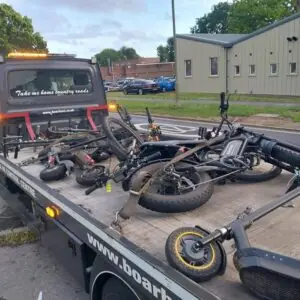 Ten Vehicles Seized During Police Operation Targeting E-Bikes and Scooters in Leigh Park