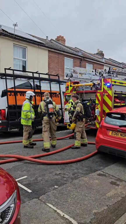 Shed Destroyed After Fire Spreads to Neighbouring Property in Stamshaw