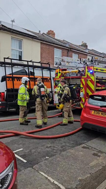 Shed Destroyed After Fire Spreads to Neighbouring Property in Stamshaw