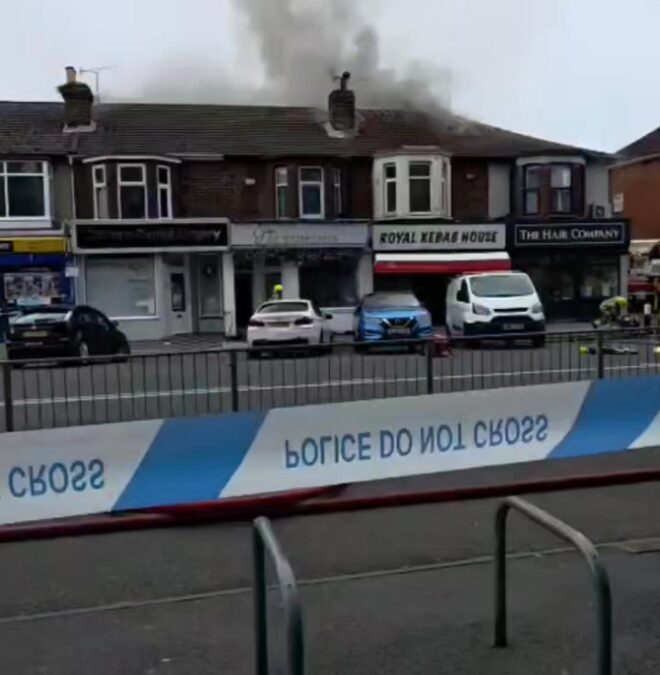Flat fire in Cosham closes railway station as crews tackle blaze